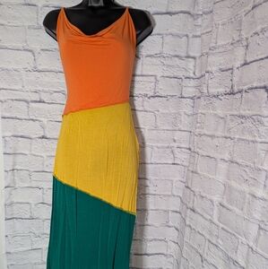 Colorful Women's Maxi Dress Size Large